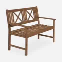 Banc En Bois 3 Places -Mobilier de maison ACBENCHNAT 01