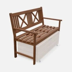 Banc En Bois 3 Places -Mobilier de maison ACBENCHNAT 05