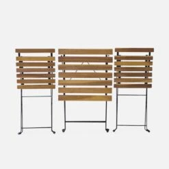 Table De Bistrot Bois Et Métal 2 Chaises Pliables -Mobilier de maison ACMTBS55S2BK 05