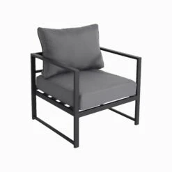 Salon De Jardin Modulable Aluminium 5 Places Couleur : Anthracite / Gris 11 Salon De Jardin Modulable Aluminium 5 Places Couleur : Anthracite / Gris -Mobilier de maison AF3007ATGY 02