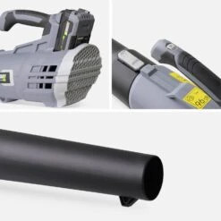 Souffleur De Feuilles à Batterie 20V 4 Vitesses -Mobilier de maison BLO35BAT20V4 04