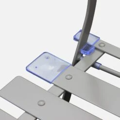 Table De Jardin Bistrot Pliable Métal, 2 Chaises Couleur : Gris Taupe -Mobilier de maison BS60C2BN 04