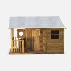 Cabane Enfant Bois FSC 4.5m² -Mobilier de maison CWH47P 03