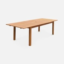 Table De Jardin Extensible Bois 8 à 10 Places -Mobilier de maison EC240R8 01