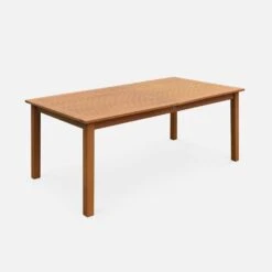 Table De Jardin Extensible Bois 8 à 10 Places -Mobilier de maison EC240R8 03