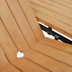 Table De Jardin Extensible Bois Et Aluminium, 8 Chaises Couleur : Anthracite / Gris Taupe -Mobilier de maison ECXTS250R8AT 03