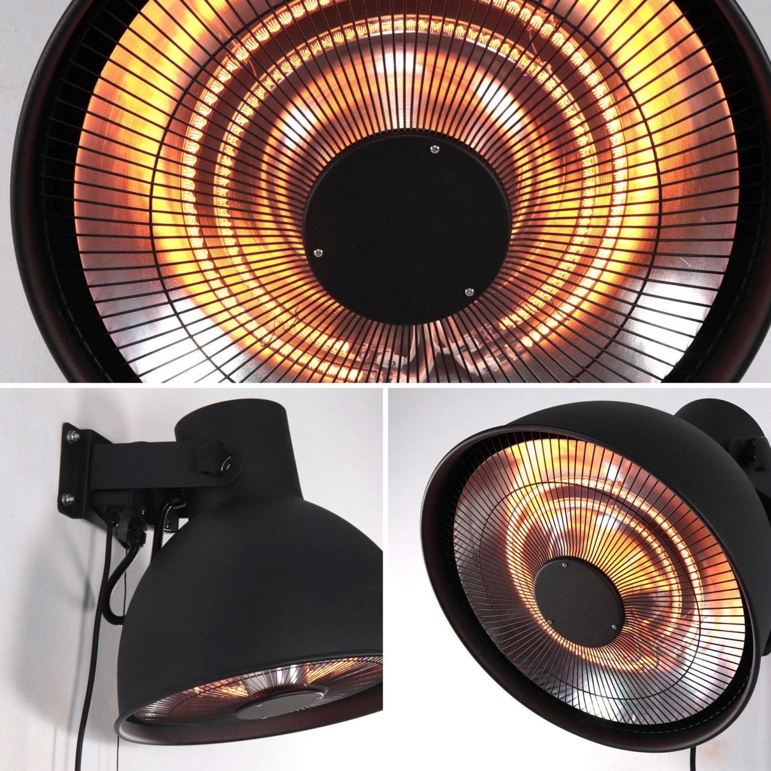 Parasol Chauffant Mural électrique 2000W 4 Parasol Chauffant Mural électrique 2000W – Image 4