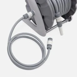 Dévidoir Mural Automatique Avec Tuyau D'arrosage, 20m 8 Dévidoir Mural Automatique Avec Tuyau D'arrosage, 20m -Mobilier de maison EXWH20MINI 03