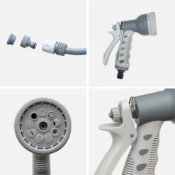 Dévidoir Sur Roues Avec Tuyau D'arrosage, 30m -Mobilier de maison EXWH30RT 03