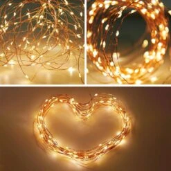 Guirlande LED Solaire Intérieure/extérieur, Fil De Cuivre 5 Guirlande LED Solaire Intérieure/extérieur, Fil De Cuivre -Mobilier de maison GARSOLIO400YEL 03