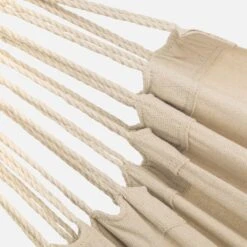 Toile De Hamac Polycoton 220 X 140 Cm Couleur : Ecru -Mobilier de maison HAMCOL220NAT 03