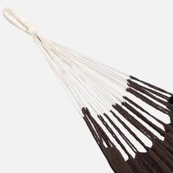 Toile De Hamac Polycoton 240 X 160 Cm Couleur : Marron -Mobilier de maison HAMCOL240BN 02