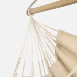 Chaise Hamac Polycoton 115 X 160 Cm -Mobilier de maison HAMCOLCH115NAT 02