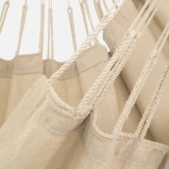 Chaise Hamac Polycoton 115 X 160 Cm -Mobilier de maison HAMCOLCH115NAT 03