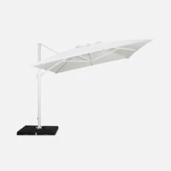 Parasol Déporté Rectangulaire 3x4 M -Mobilier de maison HU3X4WH 04