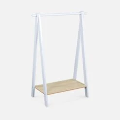 Penderie Enfant Bois Massif 7 Penderie Enfant Bois Massif -Mobilier de maison IKSCANDICR 01