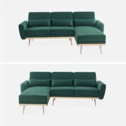 Canapé D'angle Convertible Réversible 3 Places 10 Canapé D'angle Convertible Réversible 3 Places -Mobilier de maison ISOFABEDCVVDG 02