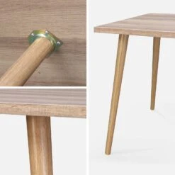 Table Basse Effet Bois (lot De 2) 11 Table Basse Effet Bois (lot De 2) -Mobilier de maison ISTABLX2NAT 04