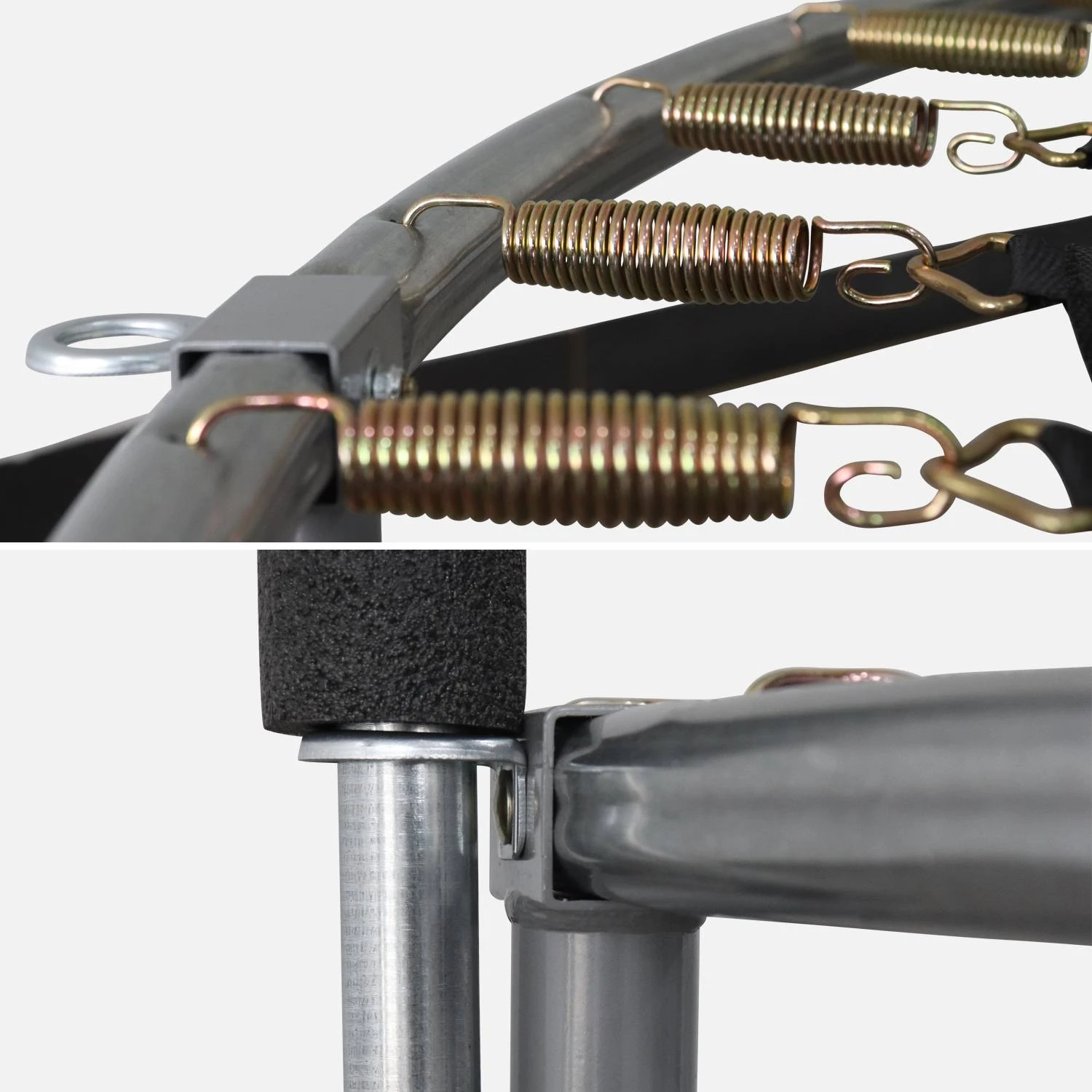 Trampoline 250 Cm Avec Pack D'accessoires Couleur : Gris 5 Trampoline 250 Cm Avec Pack D'accessoires Couleur : Gris â Image 5