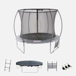 Trampoline 305cm Filet Intérieur Avec Pack D'accessoires
