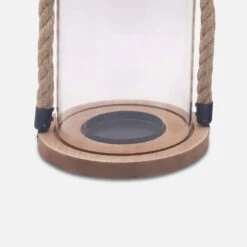 Lanterne En Verre, Anse En Corde Intérieur/extérieur (lot De 2) -Mobilier de maison LANT19ROPEX2 03