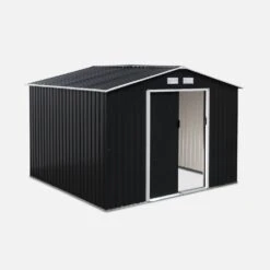 Abri De Jardin Métal 7,06m² -Mobilier de maison MS706GY 03