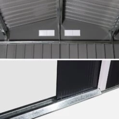 Abri De Jardin Métal 8,95m² 8 Abri De Jardin Métal 8,95m² -Mobilier de maison MS884GY 04