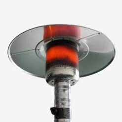 Parasol Chauffant Gaz 12,5kW Avec Housse De Protection Couleur : Noir -Mobilier de maison PC1204HCBK 04