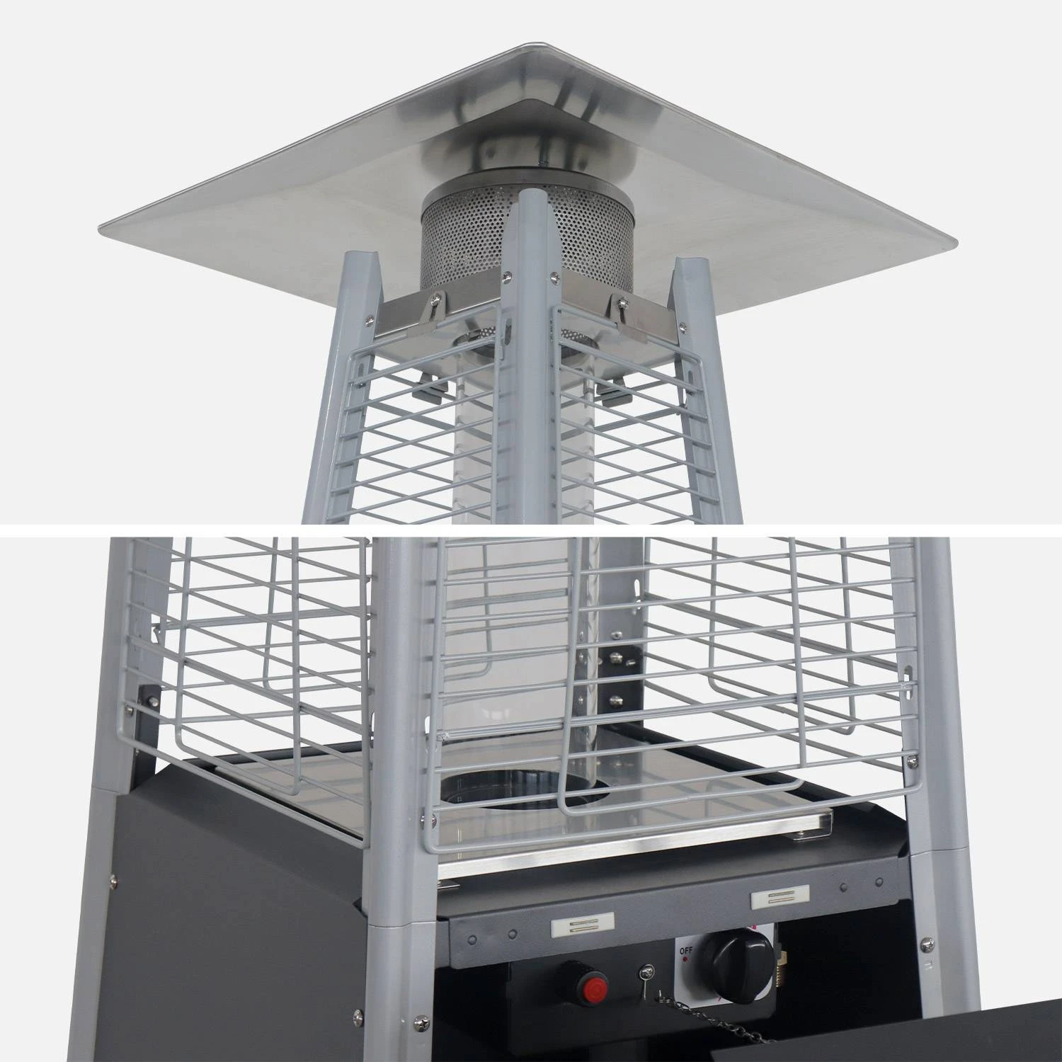 Parasol Chauffant Gaz 10.5KW Avec Housse De Protection 2 Parasol Chauffant Gaz 10.5KW Avec Housse De Protection – Image 2