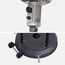 Parasol Chauffant Gaz 13kW Avec Housse De Protection 7 Parasol Chauffant Gaz 13kW Avec Housse De Protection -Mobilier de maison PCKD7002CGYHC 03