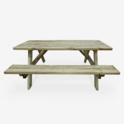 Table Picnic En Bois 6 Places 180cm (lot De 4) 9 Table Picnic En Bois 6 Places 180cm (lot De 4) -Mobilier de maison PNW177R6X4 04