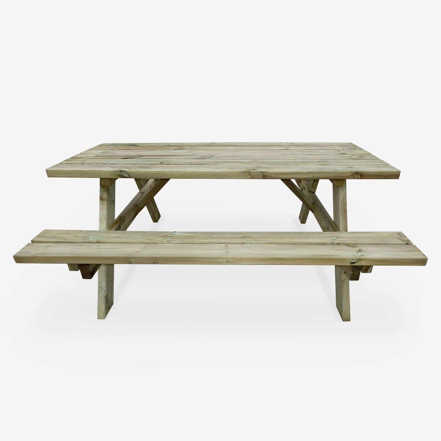 Table Picnic En Bois 6 Places 180cm (lot De 4) 5 Table Picnic En Bois 6 Places 180cm (lot De 4) – Image 5