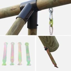 Aire De Jeux Balançoires, échelle En Corde 9 Aire De Jeux Balançoires, échelle En Corde -Mobilier de maison PSWPLAD 05