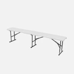 Table + Banc Réception Pliable Plastique 13 Table + Banc Réception Pliable Plastique -Mobilier de maison RECPL180SET 02