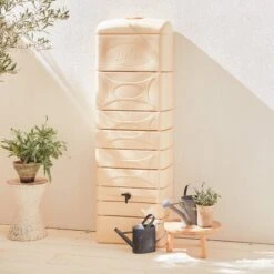 Récupérateur D'eau Mural Chastang 300L (lot De 2) Couleur : Beige 6 Récupérateur D'eau Mural Chastang 300L (lot De 2) Couleur : Beige -Mobilier de maison REP300LBGX2 03