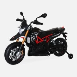 Moto électrique Enfant Aprilia Dorsoduro 12V, 1 Place