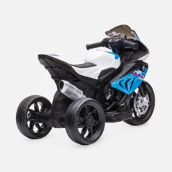 Moto électrique Enfant BMW HP4 6V, 1 Place Couleur : Bleu -Mobilier de maison ROCMOTOBMW6BLU 03