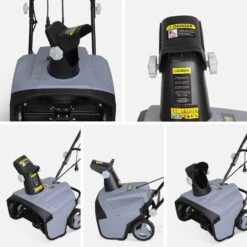 Déneigeuse Fraise à Neige électrique 2000W -Mobilier de maison SNO2000WAC 04