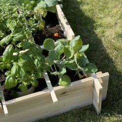 Carré Potager En Bois 90 X 90cm 12 Carré Potager En Bois 90 X 90cm -Mobilier de maison VG90 07