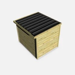 Abri De Jardin Bois 6,48m², Sapin Du Nord Traité Autoclave Ep.27mm -Mobilier de maison WSAF25X2NAT 04