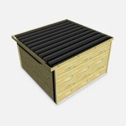 Abri De Jardin Bois 13m², Sapin Du Nord Traité Autoclave Ep.27mm 9 Abri De Jardin Bois 13m², Sapin Du Nord Traité Autoclave Ep.27mm -Mobilier de maison WSAF33X33NAT 05