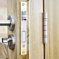 Abri De Jardin Bois 20,3m², Sapin Du Nord Traité Autoclave Ep.27mm -Mobilier de maison WSAF42X42NAT 04