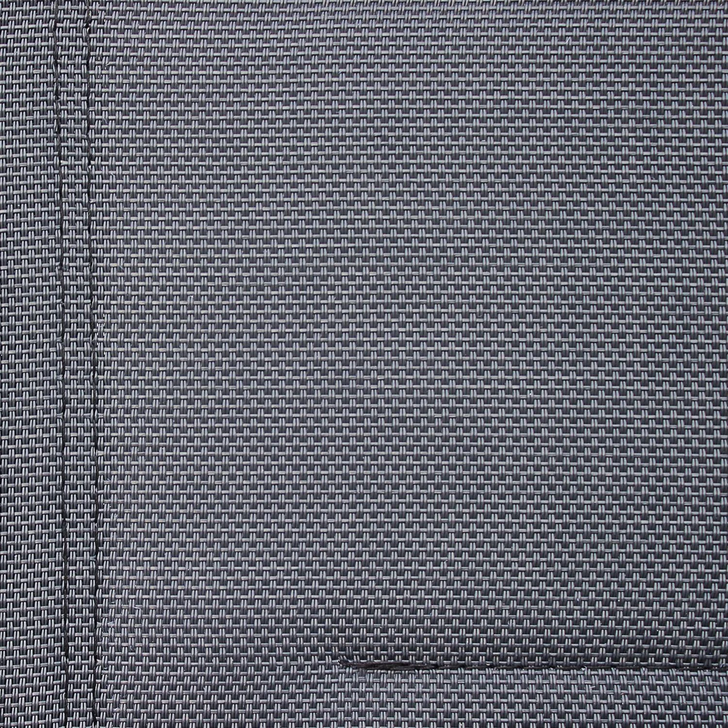 Chaise De Jardin Empilable Aluminium (lot De 2) Couleur : Gris / Gris Foncé 3 Chaise De Jardin Empilable Aluminium (lot De 2) Couleur : Gris / Gris Foncé – Image 3