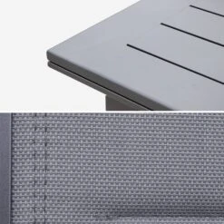 Table De Jardin Extensible Aluminium, 10 Chaises 10 Table De Jardin Extensible Aluminium, 10 Chaises -Mobilier de maison XTSAF335R10CO 05