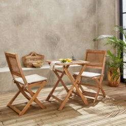 Table De Jardin Bistrot Pliable Bois 2 Chaises -Mobilier de maison acbs60cansqse 46ed44c1673d1c786ae5600eee8ed445