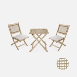 Table De Jardin Bistrot Pliable Bois 2 Chaises -Mobilier de maison acbs60cansqse 8621455b722ffcb860f8761034073042