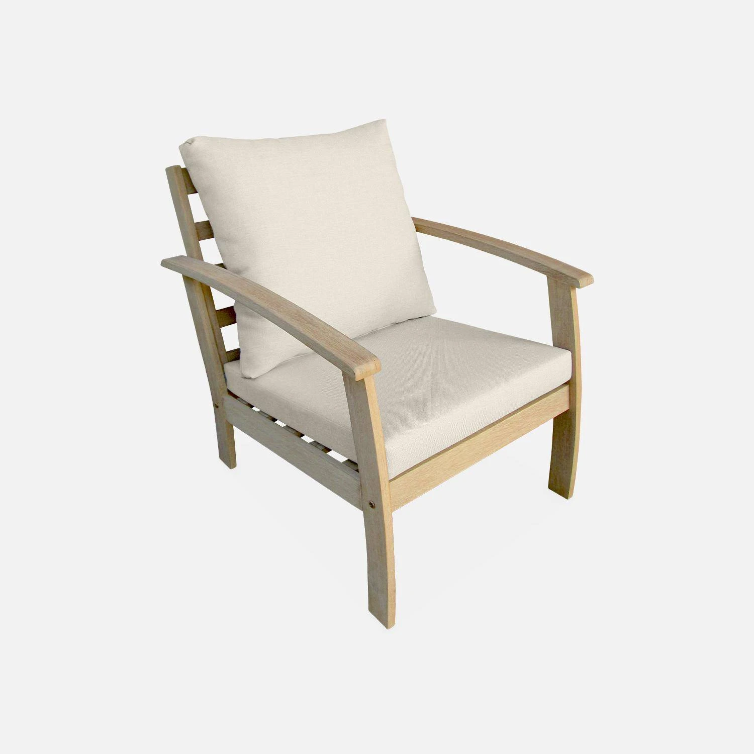 Salon De Jardin Bois Blanchi 4 Places 5 Salon De Jardin Bois Blanchi 4 Places – Image 5