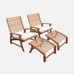 Chaise Avec Repose-pied Bois (lot De 2) 8 Chaise Avec Repose-pied Bois (lot De 2) -Mobilier de maison acrlxftbgx2 7020920adfae3e384f3b5fa620d138e6