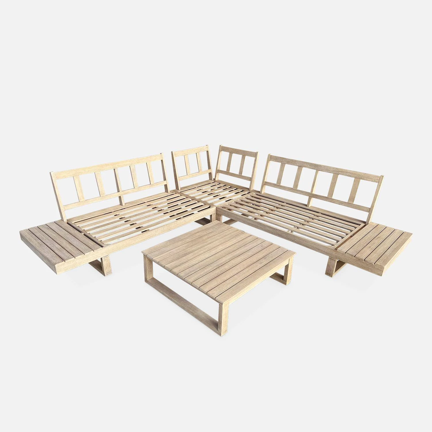 Salon De Jardin En Bois D'acacia 2 Salon De Jardin En Bois D'acacia â Image 2