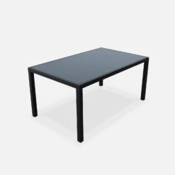 Table De Jardin Aluminium Et Textilène, 6 Chaises Empilables Couleur : Anthracite / Gris 12 Table De Jardin Aluminium Et Textilène, 6 Chaises Empilables Couleur : Anthracite / Gris -Mobilier de maison af150r6at 942ea347b0fee3be8b1dd18c951dddd5